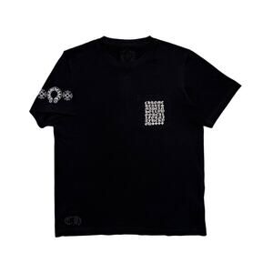 Multi logo graphic pocket tee